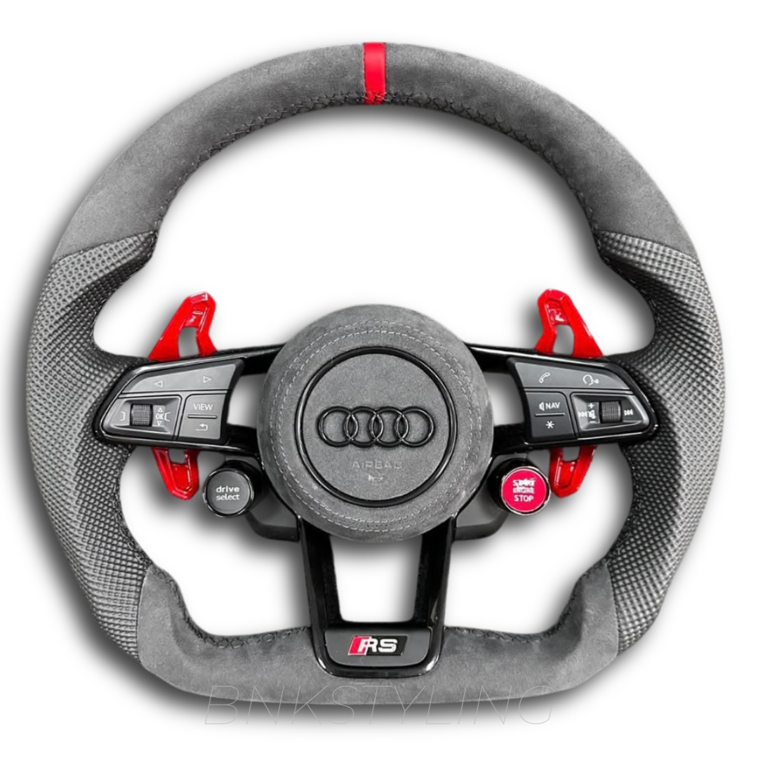 ALCANTARA AUDI R8 STYLE STEERING WHEEL