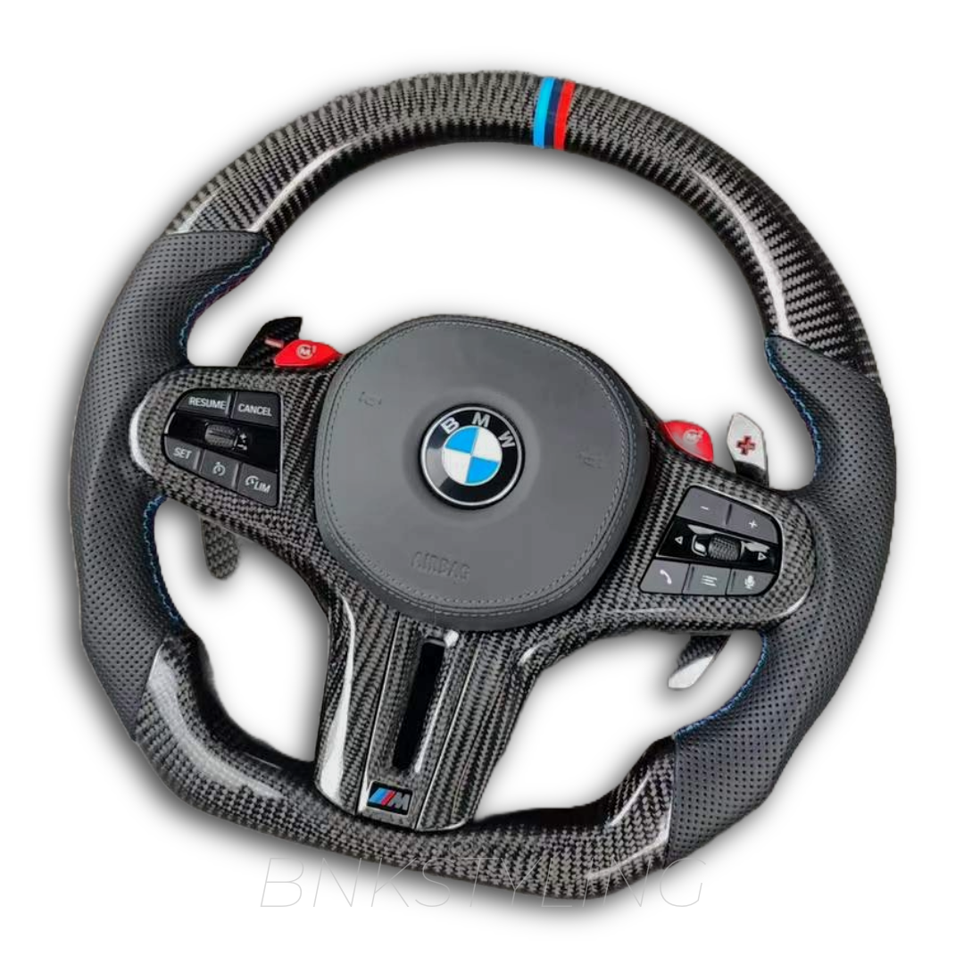 BMW F90 STYLE CARBON FIBER STEERING WHEEL