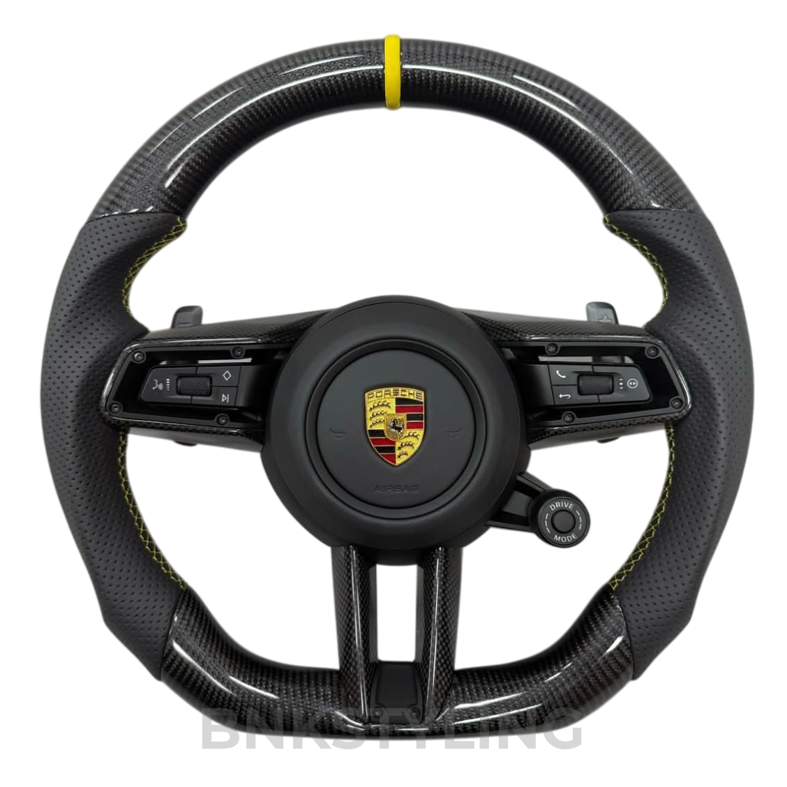 Custom Porsche 911 2024+ Style Carbon Fibre Steering Wheel