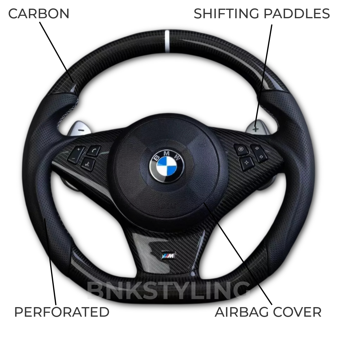 BMW E63 Style Custom Steering Wheel, Additional Details Picture