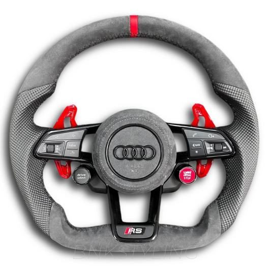 ALCANTARA AUDI R8 STYLE STEERING WHEEL
