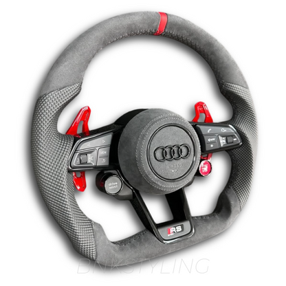 ALCANTARA AUDI R8 STYLE STEERING WHEEL