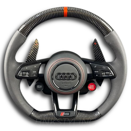 CARBON FIBER AUDI R8 STYLE STEERING WHEEL