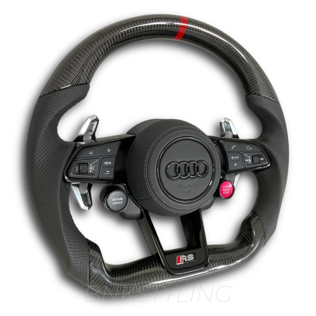 CARBON FIBER AUDI R8 STYLE STEERING WHEEL