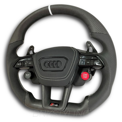 CARBON FIBER AUDI RS6 STYLE STEERING WHEEL