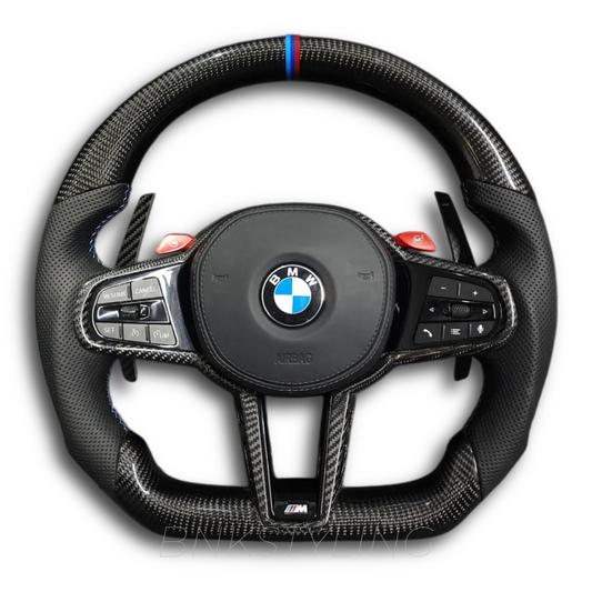 BMW G80 STYLE CARBON FIBER STEERING WHEEL