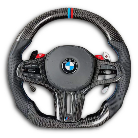 BMW F90 STYLE CARBON FIBER STEERING WHEEL