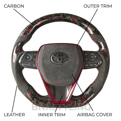 Custom Honda Civic 2016-2021 Carbon Fibre Steering Wheel