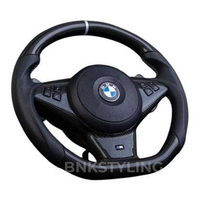 BMW E63 Style Custom Steering Wheel, Right Angle Picture